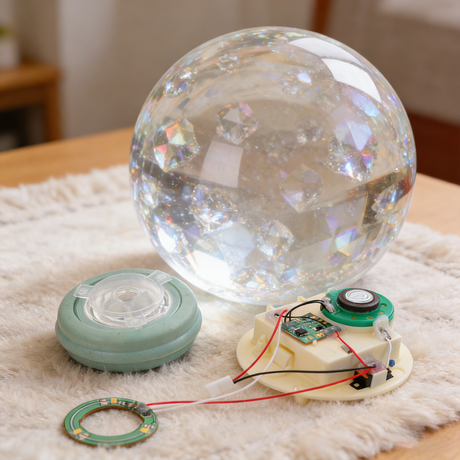 Plastic Dome Clear - Meccanismo per Globo di Neve con