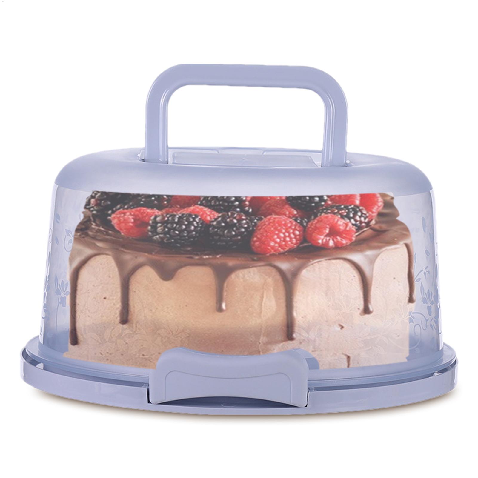 Plastic Dome Clear - Contenitori per torte con coperchio, trasparenti