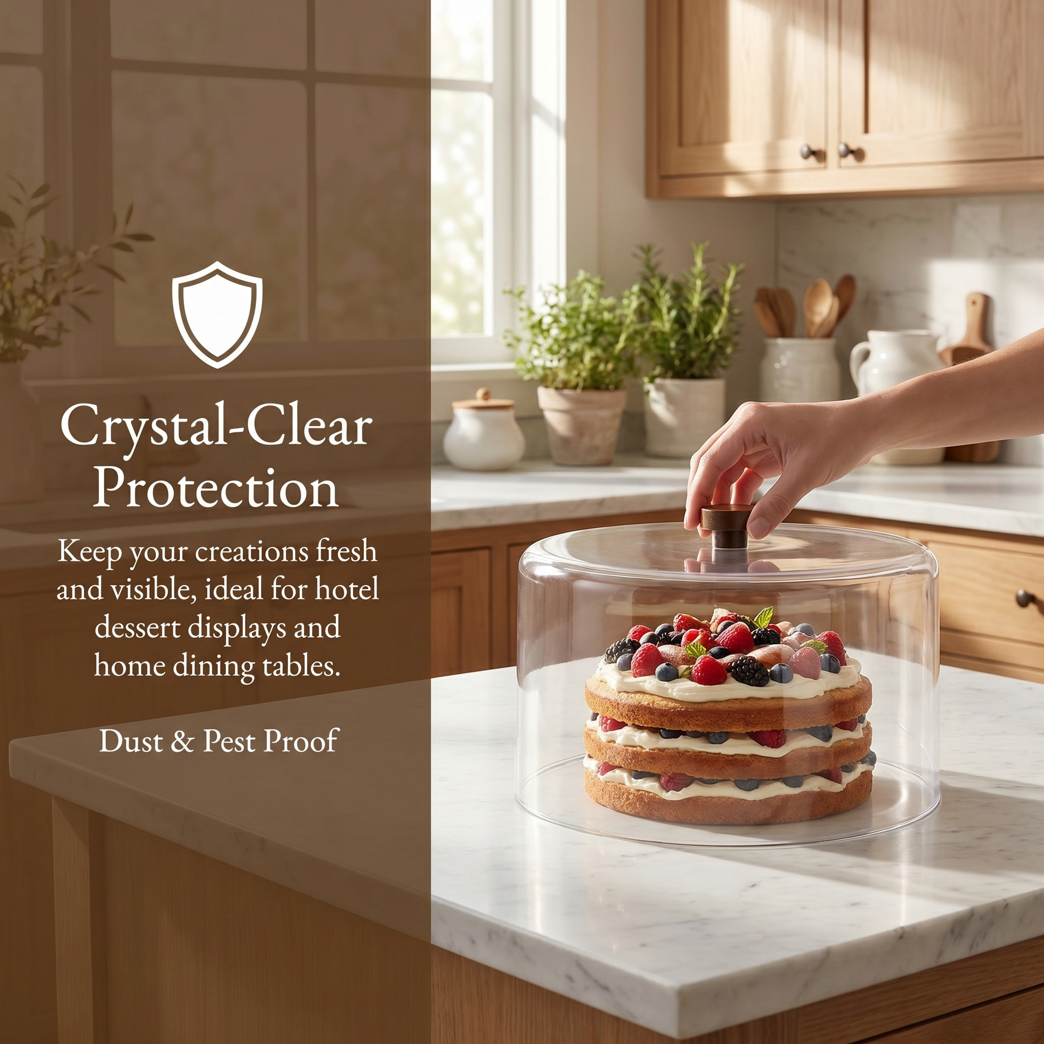 Copertura Trasparente per Tort - Plastic Dome Clear recensione e prezzo