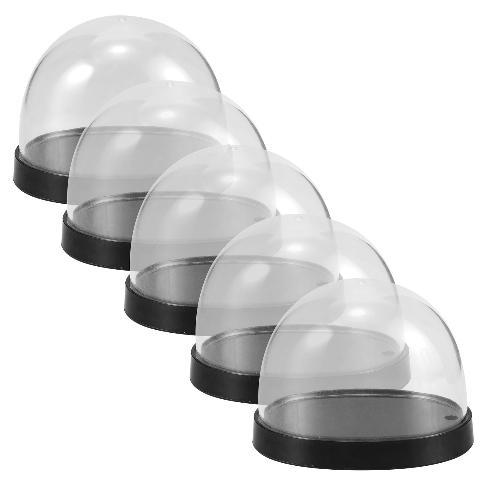 5 Set di Cupole Trasparenti in - Plastic Dome Clear recensione e prezzo