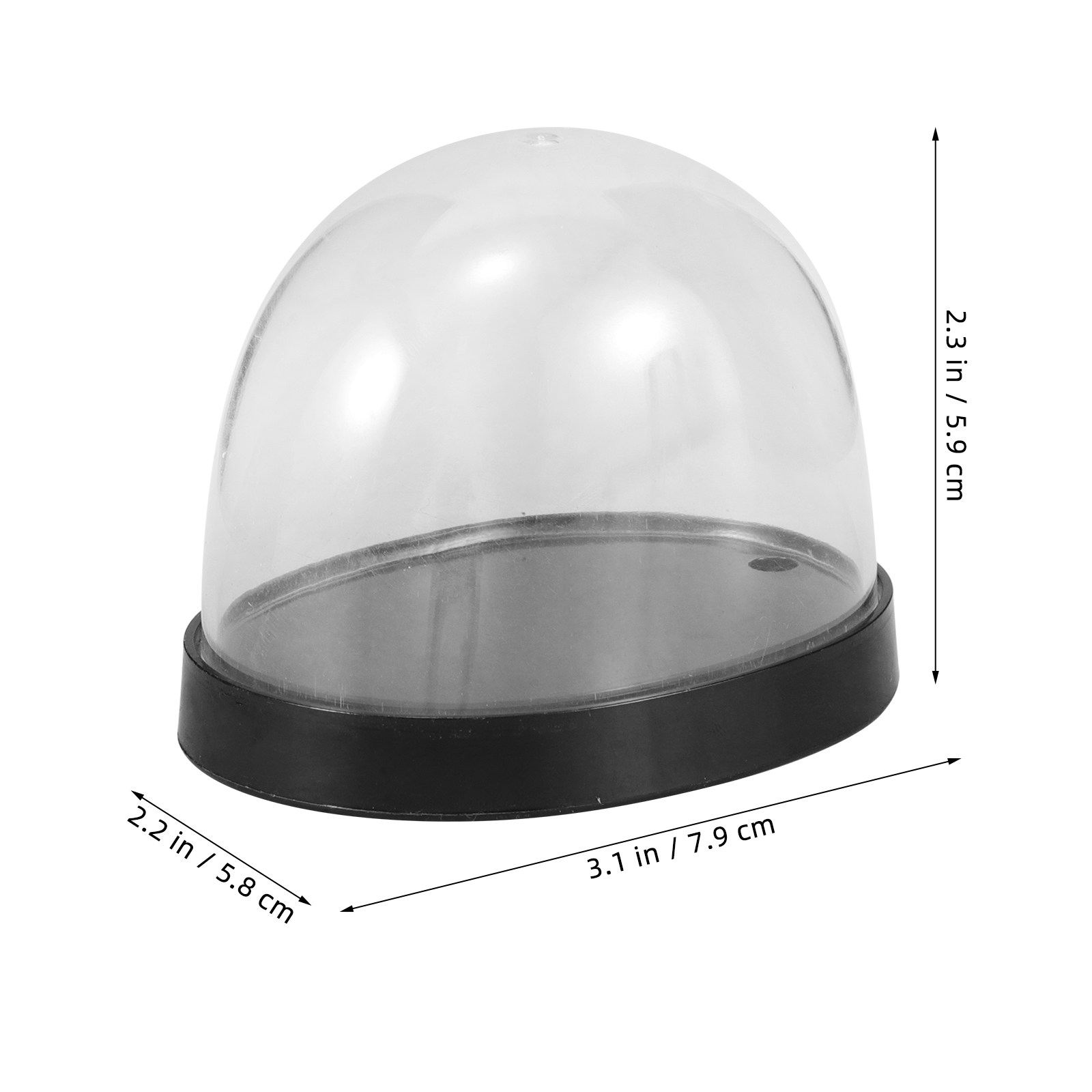 5 Set di Campanelle in Vetro T - Plastic Dome Clear recensione e prezzo
